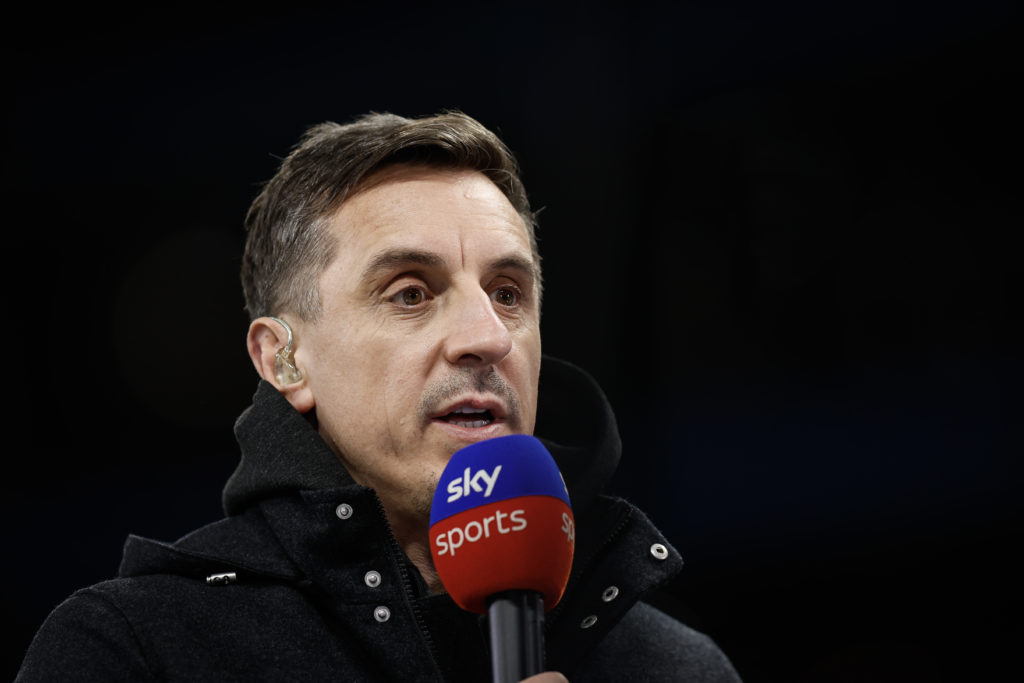 Gary Neville on punditry duty
