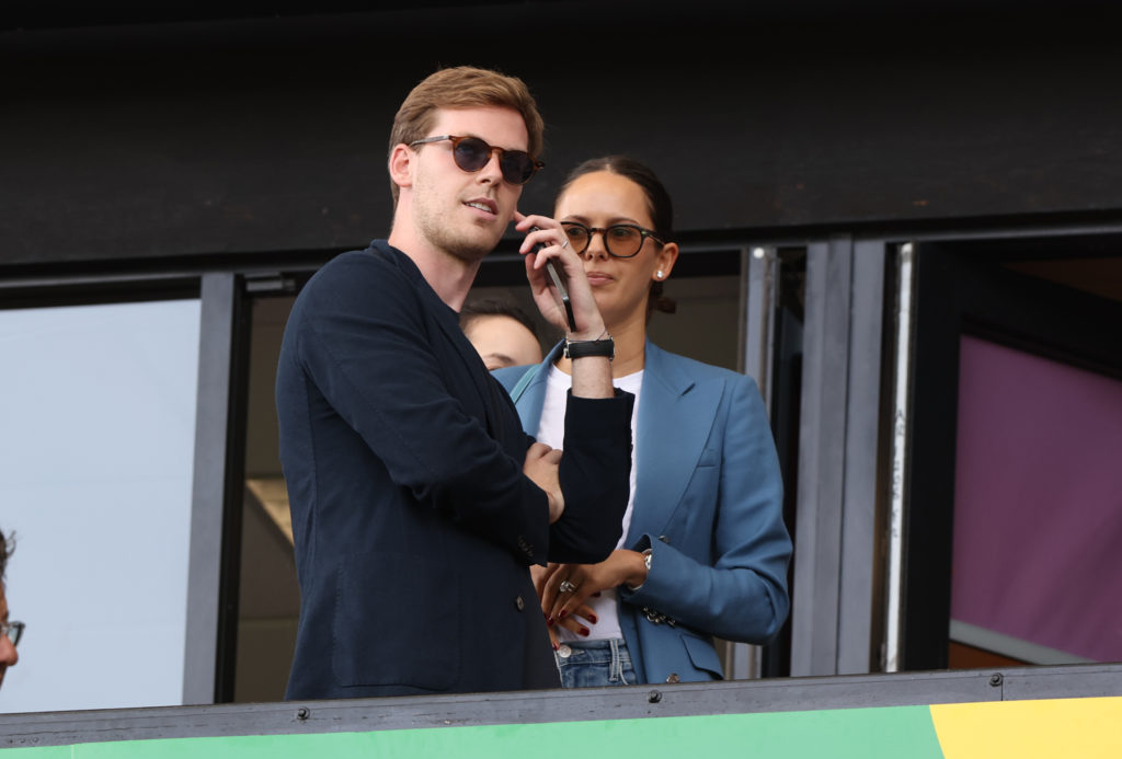 Kyril Louis-Dreyfus owner of Sunderland during the pre-season friendly match between Sunderland and Olympique Marseille at University of Bradford Stadium on August 3, 2024