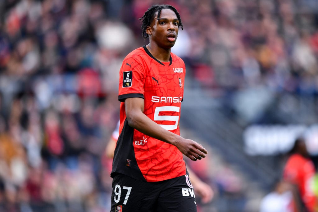 Jeremy Jacquet during Stade Rennais' Ligue 1 match.