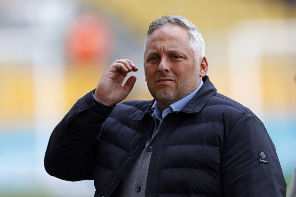 Matt Hobbs looks on before a Premier League clash between Wolverhampton Wanderers and Tottenham Hotspur