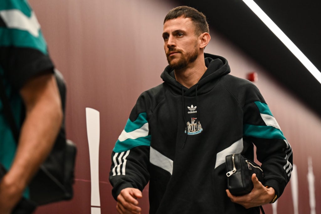 Martin Dubravka arrives ahead of Aston Villa FC v Newcastle United FC - Premier League