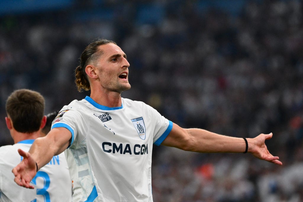 Adrien Rabiot playing for Olympique Marseille.