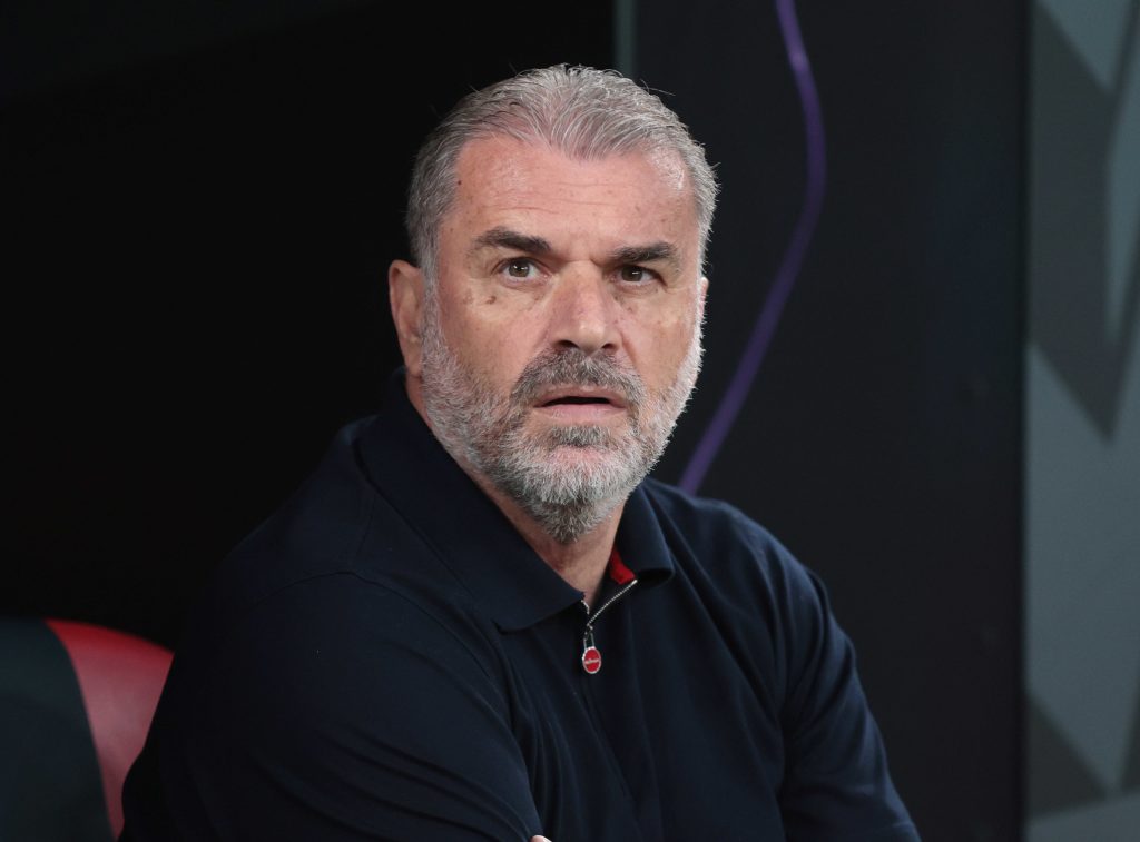 Ange Postecoglou at the 2025 UEFA Europa League final