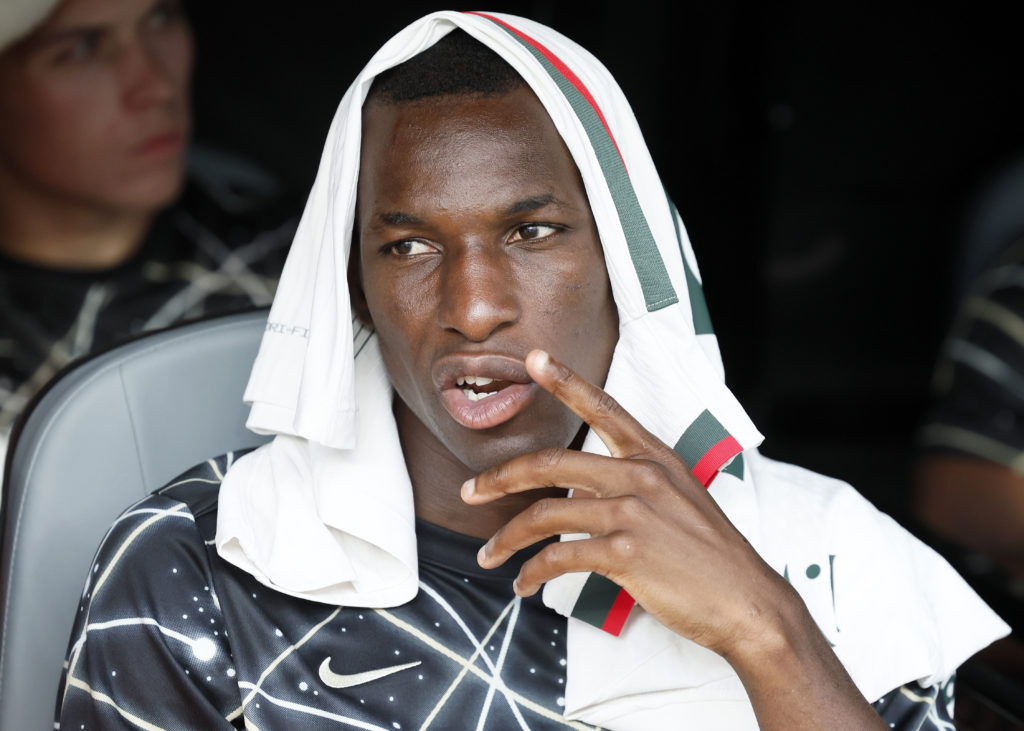 Nicolas Jackson looks on during the FIFA Club World Cup clash between Fluminense and Chelsea