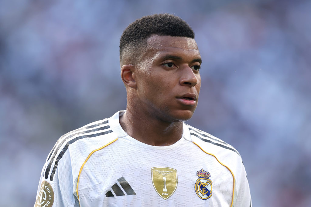 Kylian Mbappe during the Club World Cup for Real Madrid.