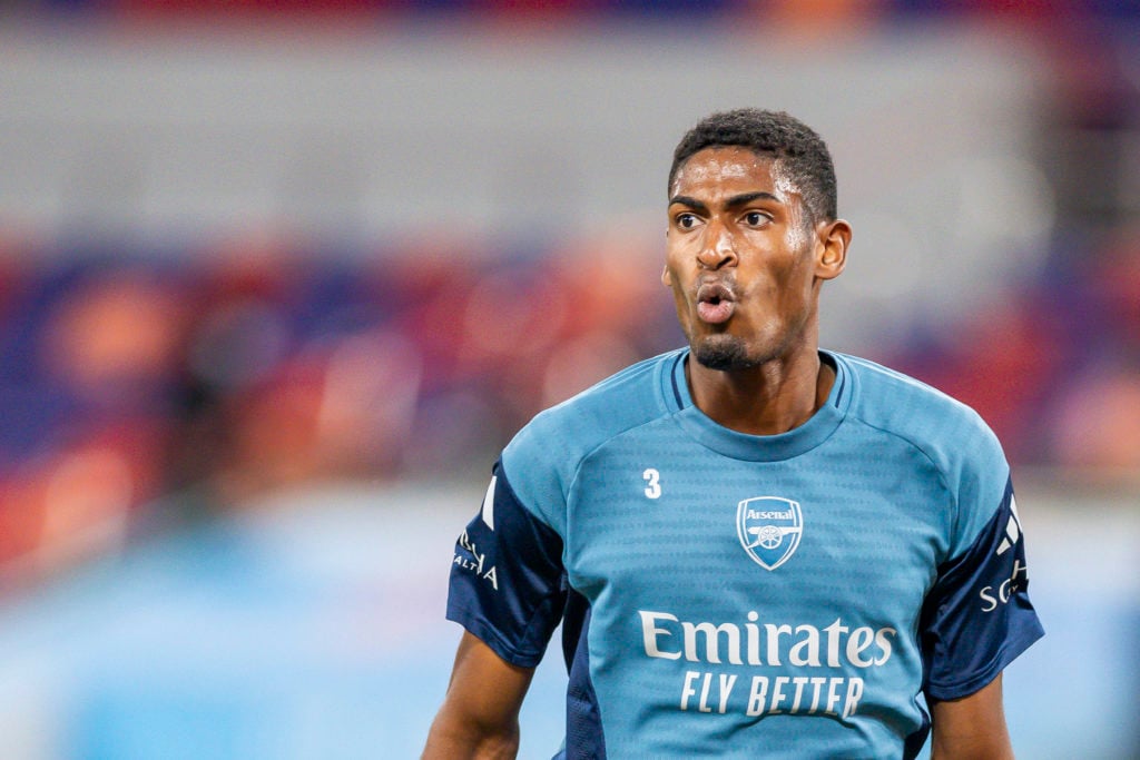 Cristhian Mosquera during Arsenal's Open Training Session