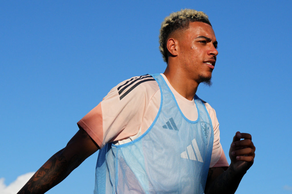 Morgan Rogers ahead of Eintracht Frankfurt vs Aston Villa
