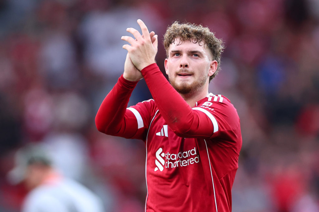 Harvey Elliott in action for Liverpool