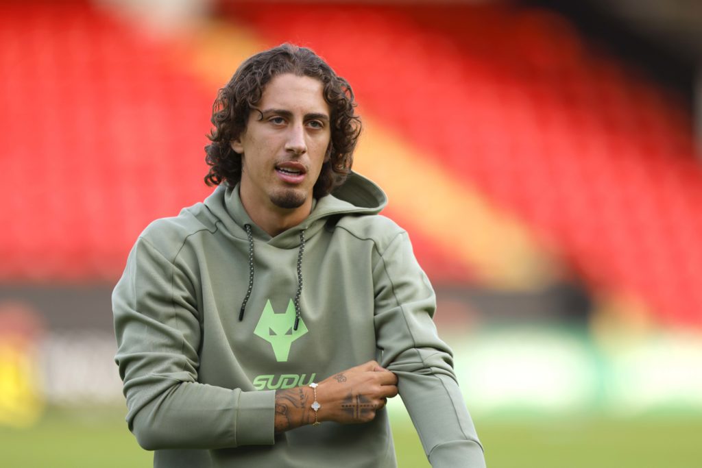 Fabio Silva of Wolverhampton Wanderers looks on during the pre-season friendly match between Wolverhampton Wanderers and RC Lens.