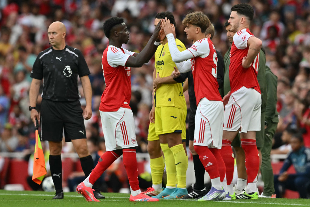 Max Dowman replaces Bukayo Saka in Arsenal friendly vs Villarreal