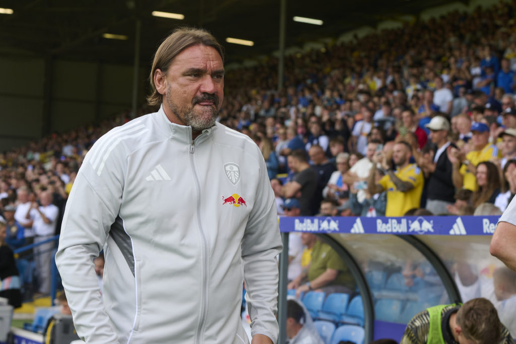 Daniel Farke on the touchline during Leeds United v Villarreal CF - Pre-Season Friendly