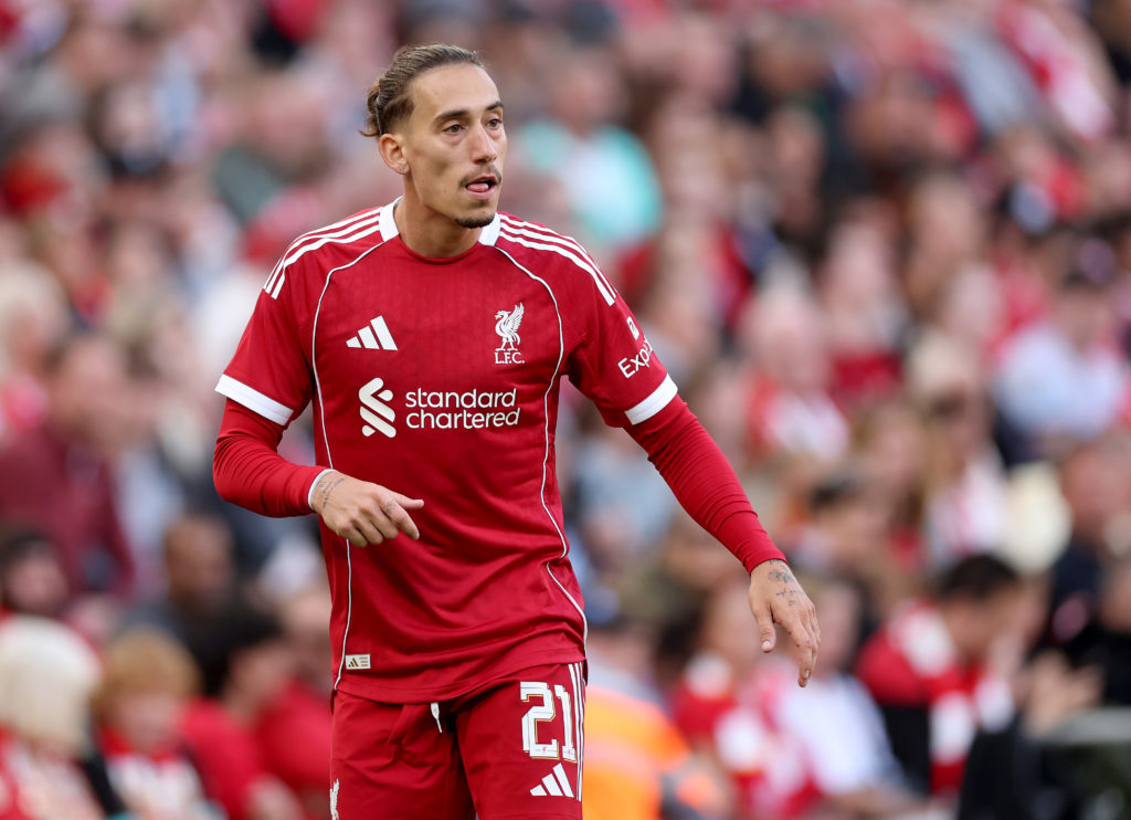 Kostas Tsimikas during Liverpool pre-season.