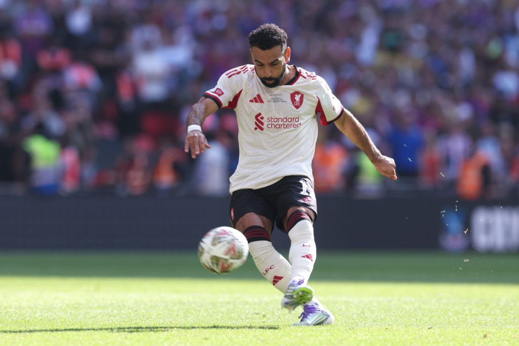 Mohamed Salah in action for Liverpool