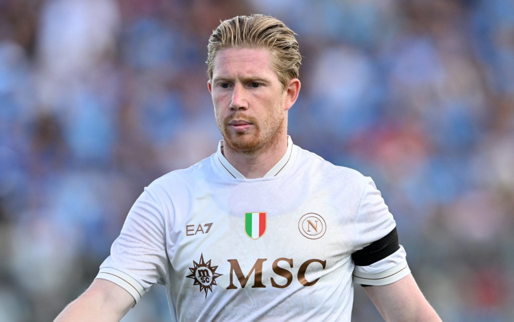 Kevin De Bruyne playing for Napoli in Serie A.