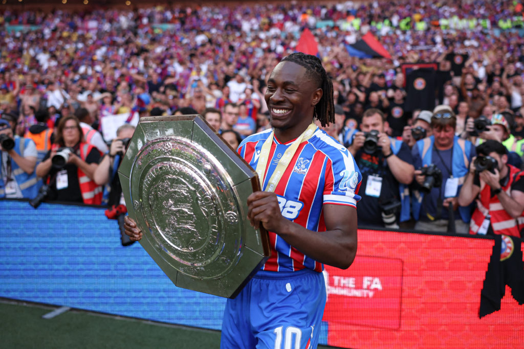 Eberechi Eze after Crystal Palace v Liverpool in the 2025 FA Community Shield
