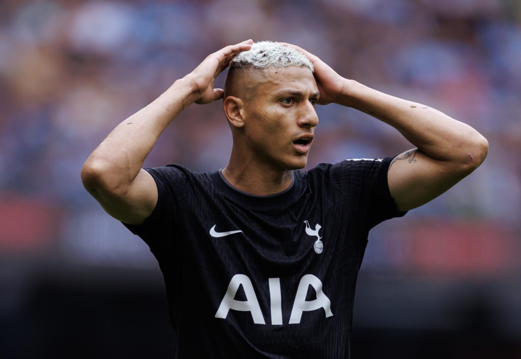 Richarlison during Tottenham's victory over Manchester City.