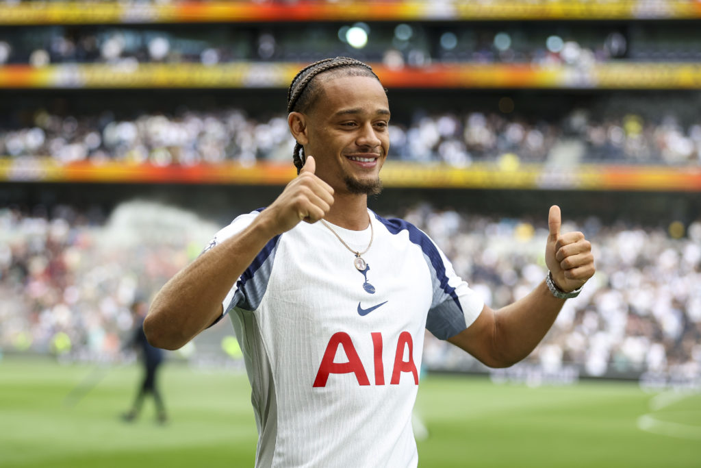 Xavi Simons unveiled ahead of Tottenham Hotspur vs Bournemouth in the Premier League
