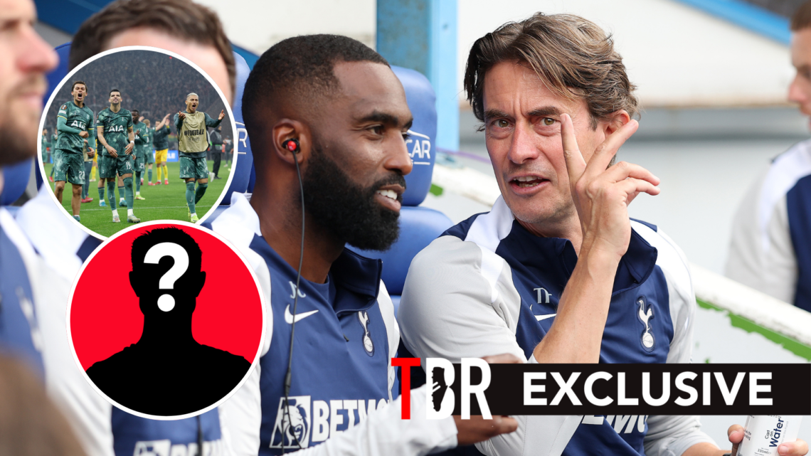 Thomas Frank ahead of Tottenham Hotspur vs Reading. Inset of Richarlison and a mystery player.
