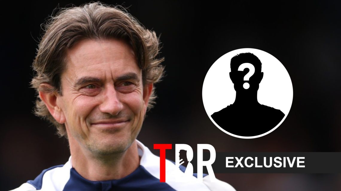 Thomas Frank smiles whilst in charge of Tottenham Hotspur.