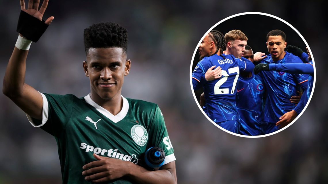 Estevao Willian, Chelsea players (inset, right)