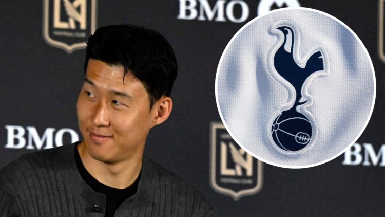 Son Heung-min, Tottenham Hotspur badge (inset, right)