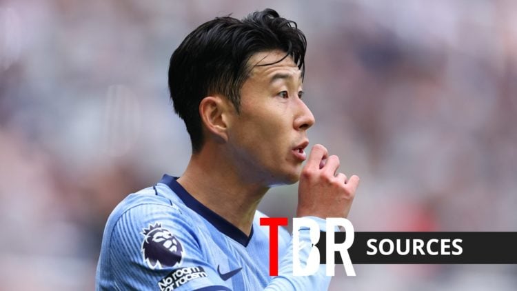 Tottenham Hotspur striker Son Heung-min in the wake of the news that he will be leaving Spurs