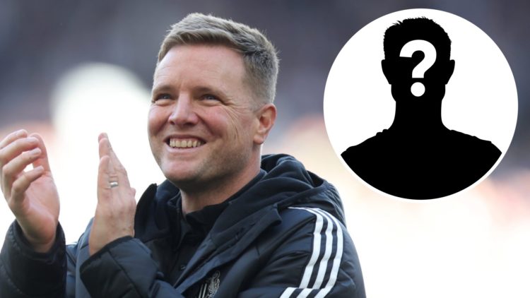 Eddie Howe, mystery player (inset)