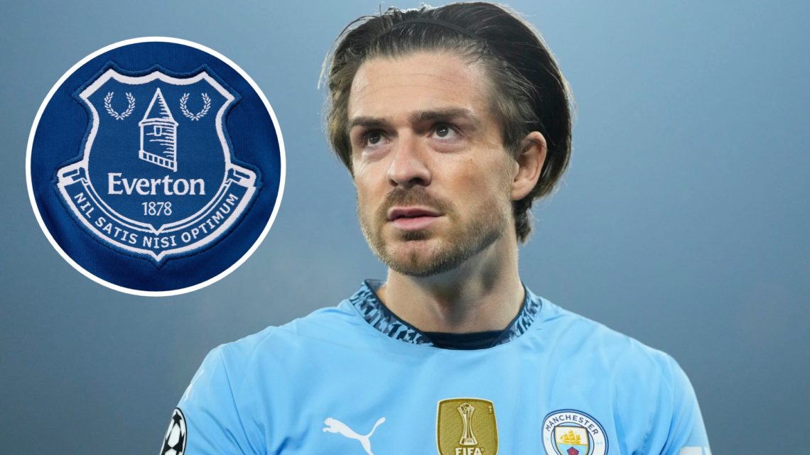 Jack Grealish left winger of Manchester City and England during the UEFA Champions League 2024/25 League Knockout Play-off first leg match between ...
