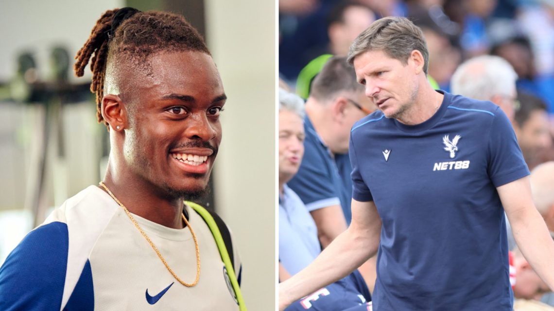 Split image of Inter Milan player Yann Bisseck and Crystal Palace manager Oliver Glasner