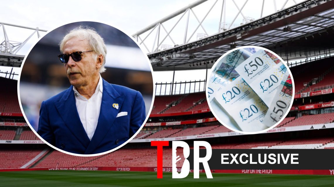 Arsenal owner Stan Kroenke alongside the Emirates Stadium.