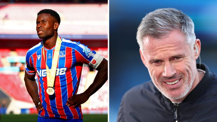 Split image of Marc Guehi and Jamie Carragher