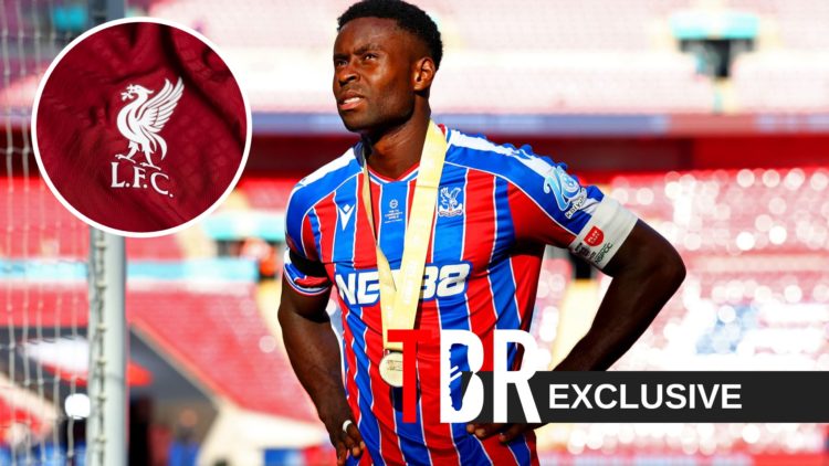 Marc Guehi of Crystal Palace looks on following the 2025 FA Community Shield match between Crystal Palace and Liverpool at Wembley Stadium (Centre)...