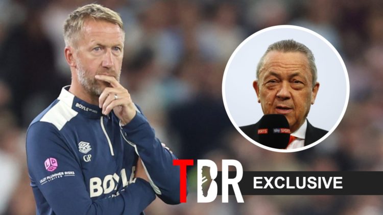 West Ham manager Graham Potter alongside owner David Sullivan.