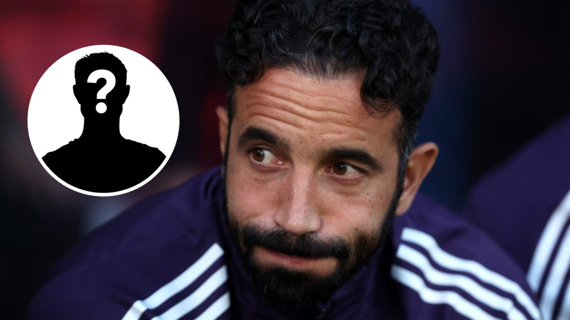 Ruben Amorim, Manager of Manchester United, looks dejected during the Carabao Cup Second Round match between Grimsby Town and Manchester United at ...