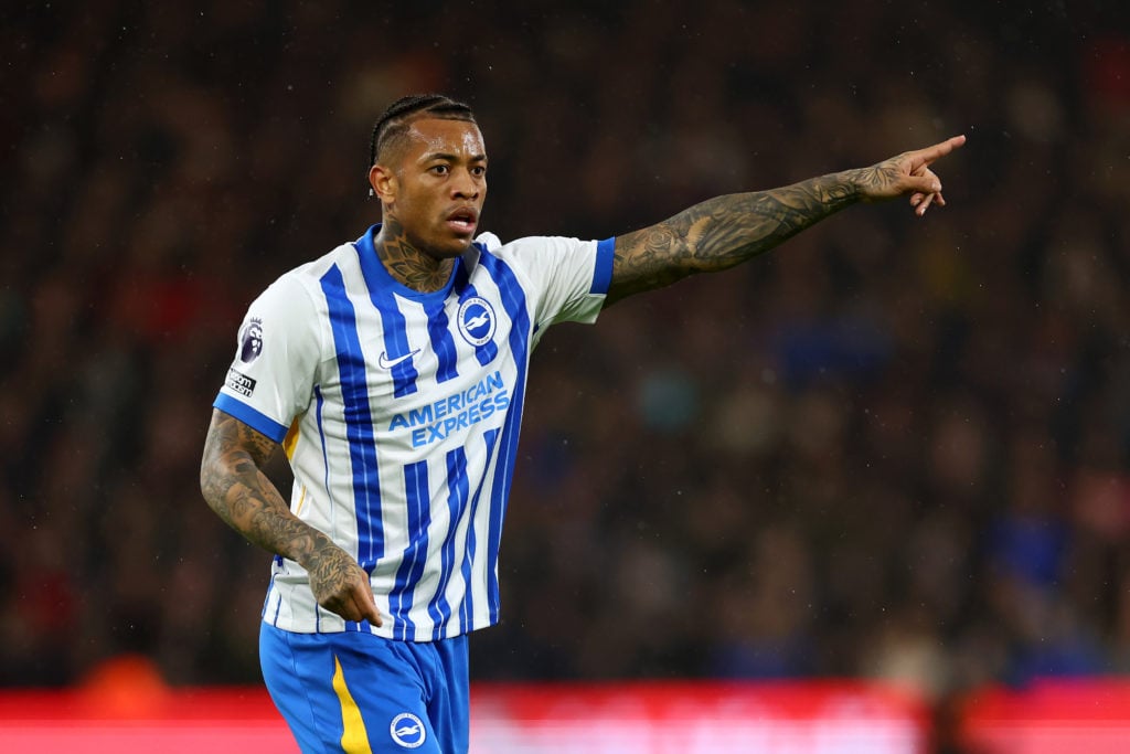 Igor Julio in action for Brighton