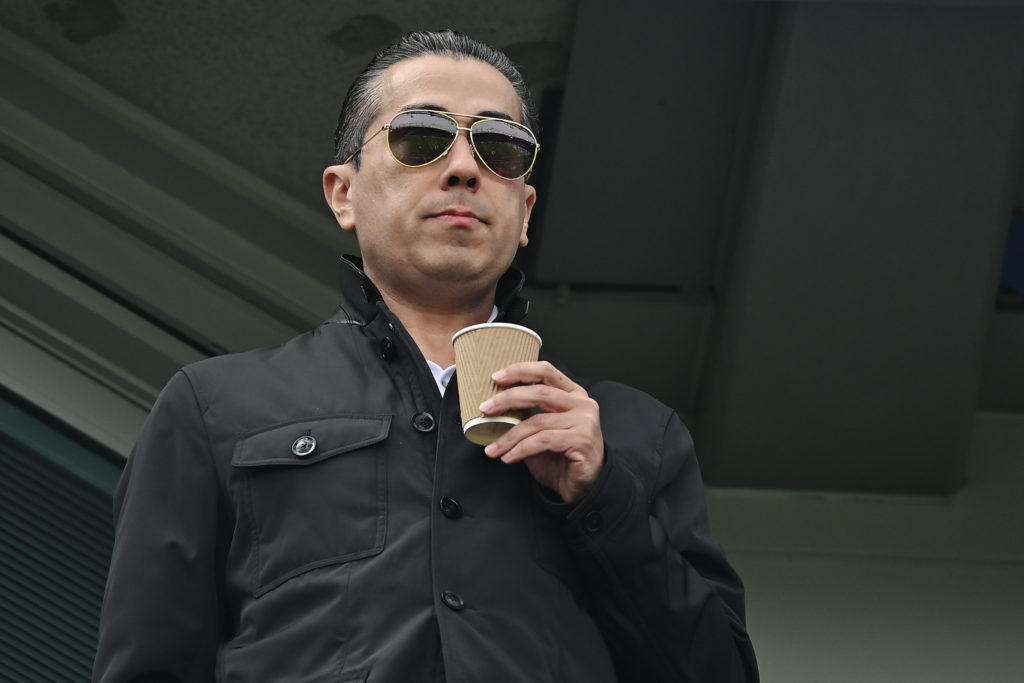 Chelsea co-owner Behdad Eghbali looks on from the stands at Stamford Bridge