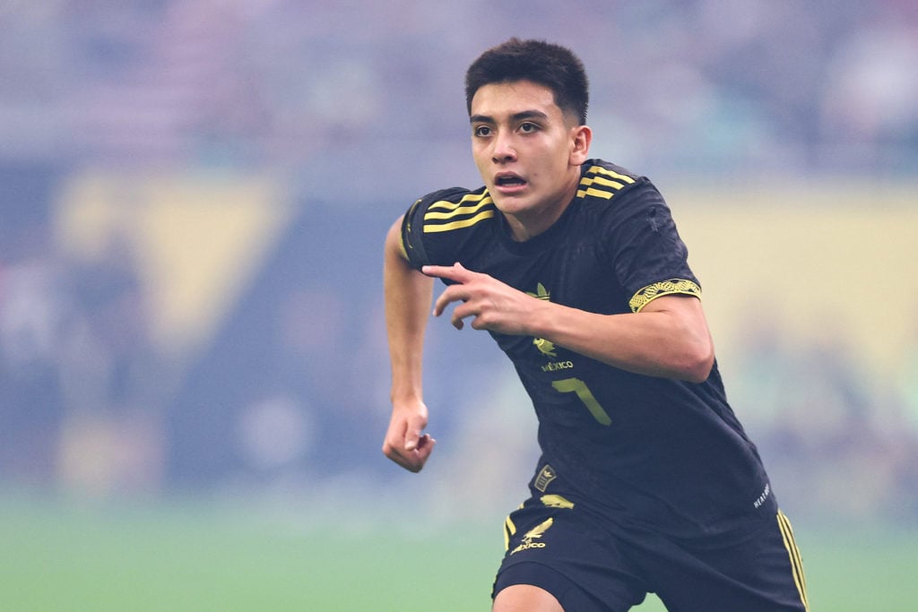 Gilberto Mora during United States v Mexico in the Gold Cup 2025: Final