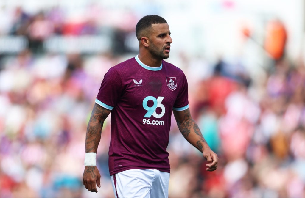 Kyle Walker looks on during a pre-season friendly between Burnley and Stoke City