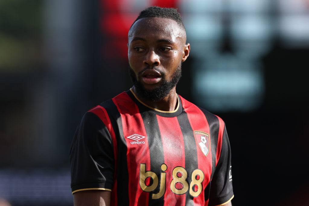 Antoine Semenyo in action during AFC Bournemouth's pre-season friendly against Real Sociedad at Vitality Stadium