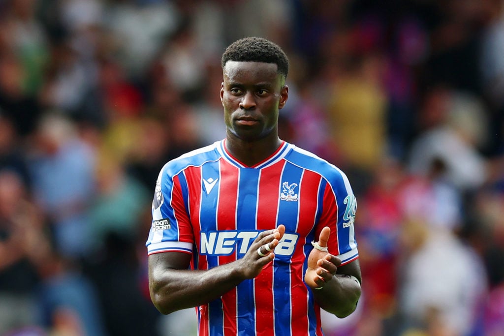 Marc Guehi in action for Crystal Palace