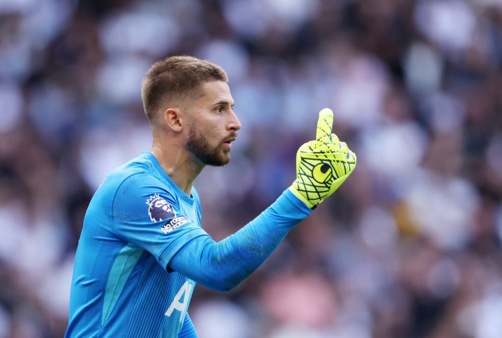 Guglielmo Vicario during Tottenham Hotspur vs Bournemouth in the Premier League