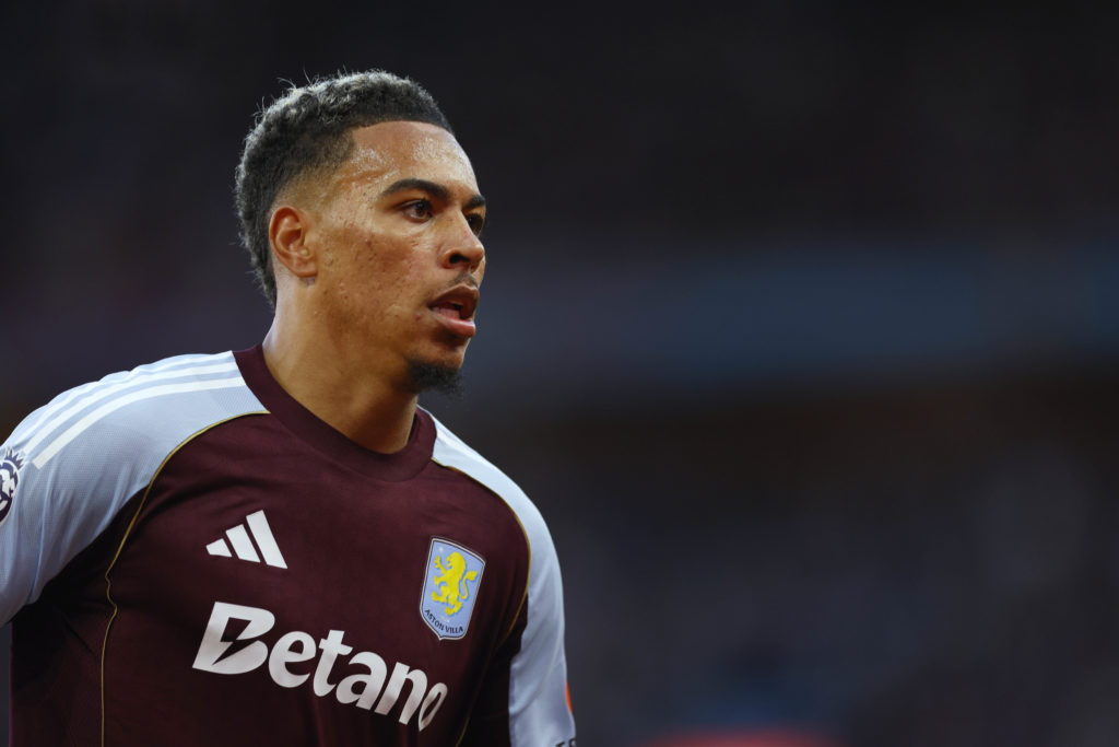 Morgan Rogers during Aston Villa v Crystal Palace in the Premier League
