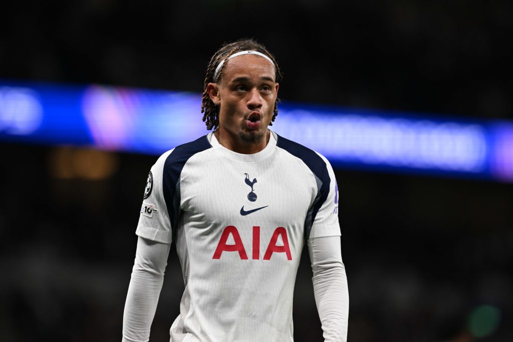 Xavi Simons during Tottenham Hotspur v Villarreal in the UEFA Champions League