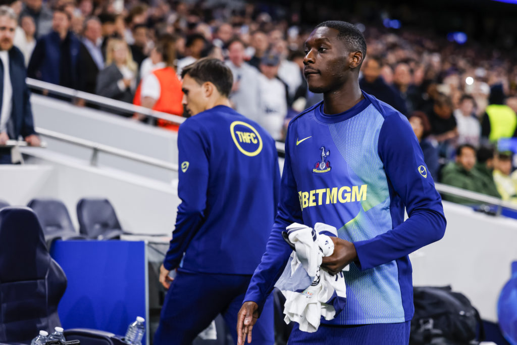 Randal Kolo Muani in Tottenham action