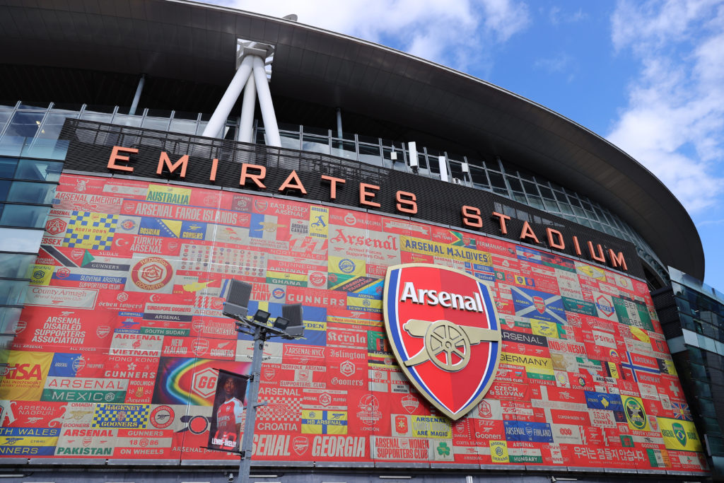 A general view of the Emirates Stadium before Arsenal vs Man City