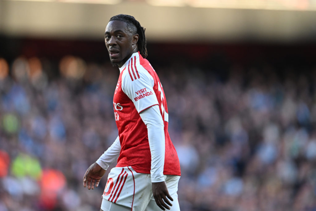 Eberechi Eze during Arsenal vs Manchester City.