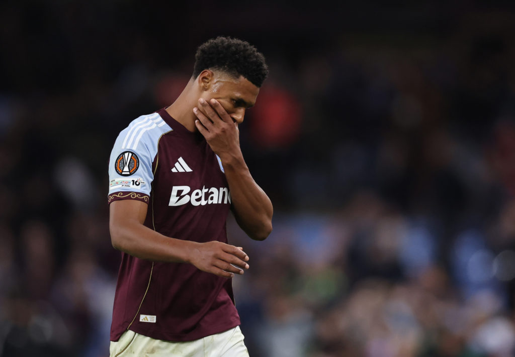 Ollie Watkins in dismay after missed penalty against Bologna for Aston Villa