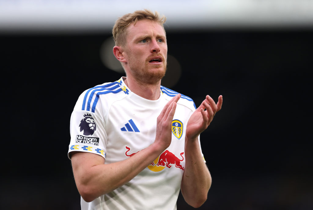 Sean Longstaff applauds after Leeds United vs Bournemouth