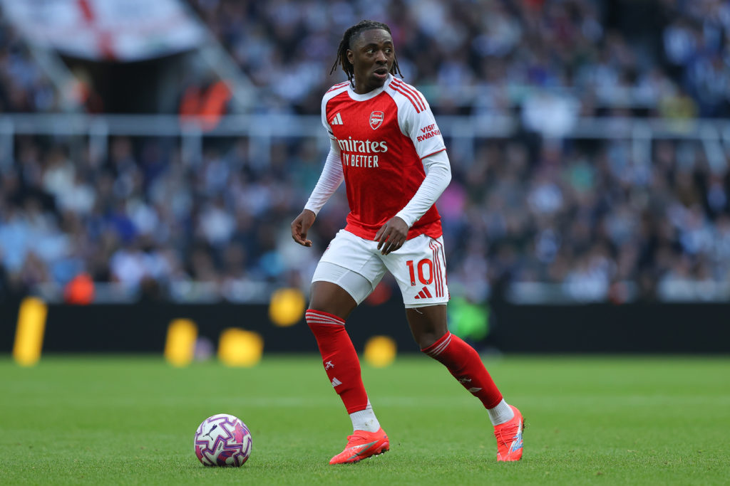 Eberechi Eze during Arsenal's win over Newcastle in the Premier League.