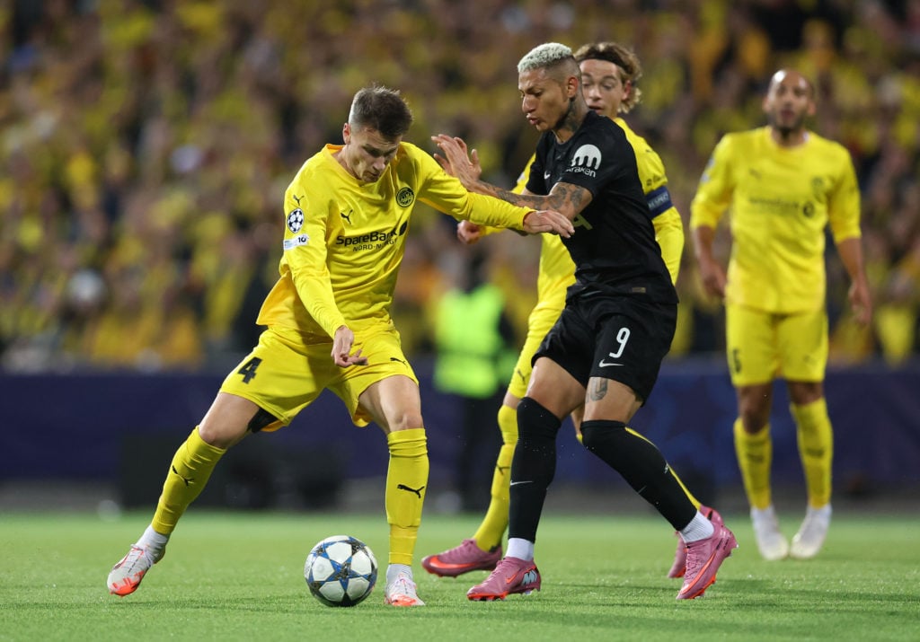 Richarlison during FK Bodo/Glimt v Tottenham Hotspur - UEFA Champions League 2025/26 League Phase MD2